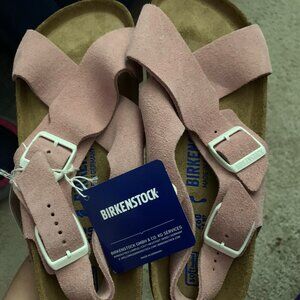 Women's Pink Suede Birkenstock- Size 40- NWT